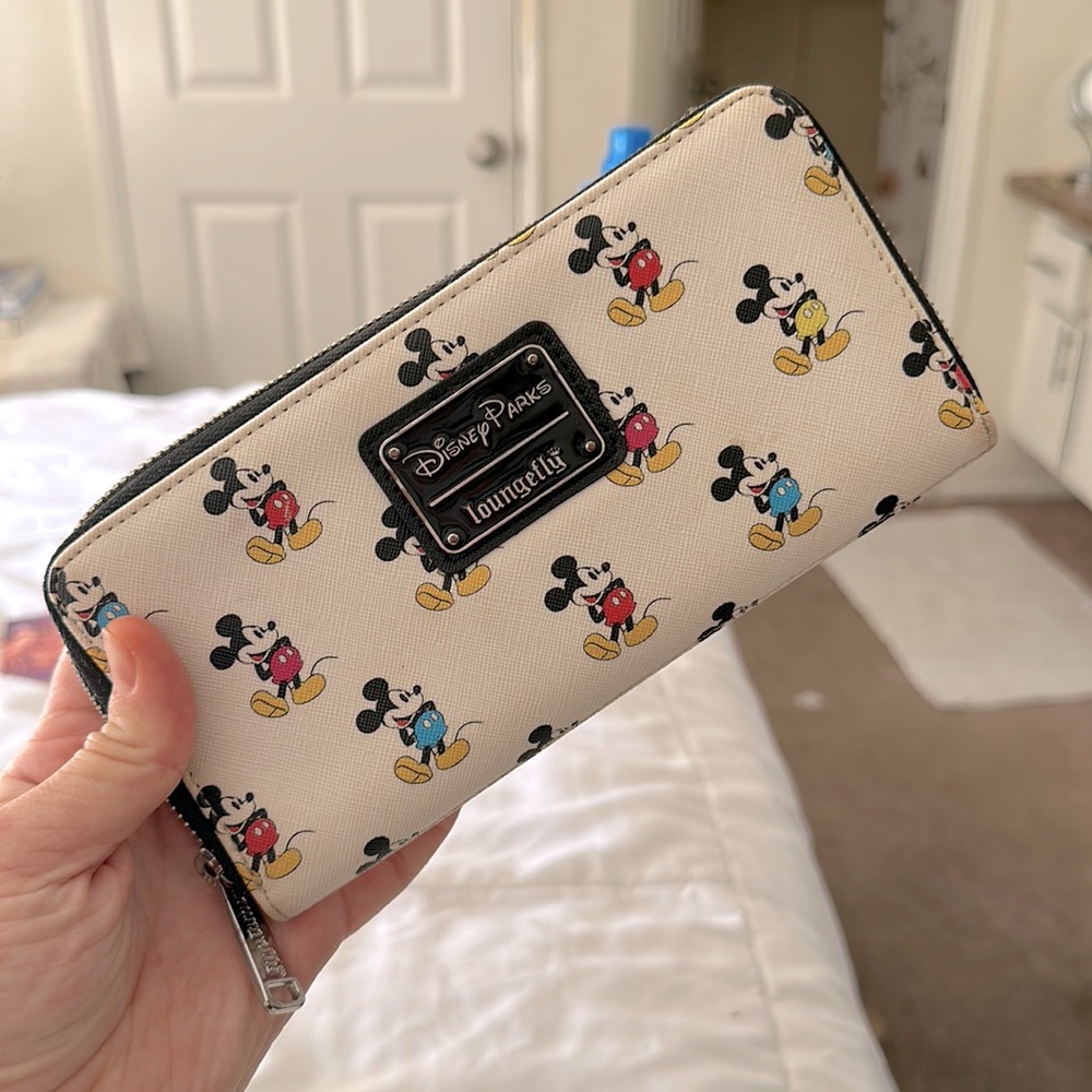 Mickey Mouse Wallet. Originally purchased at the Disneyland Resort.